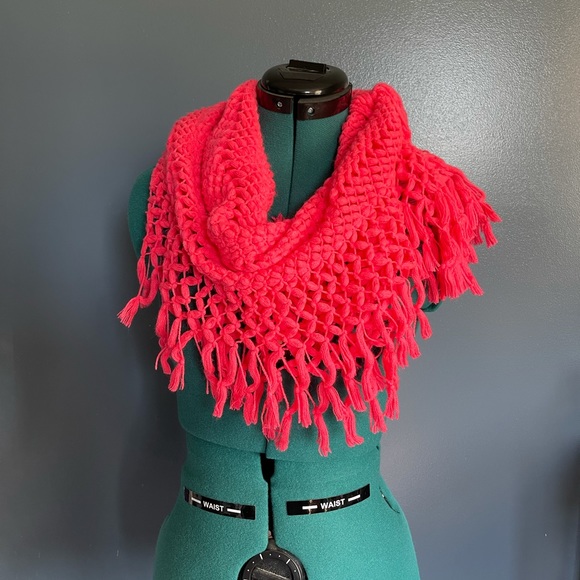 American Eagle Neon Pink Scarf NEW